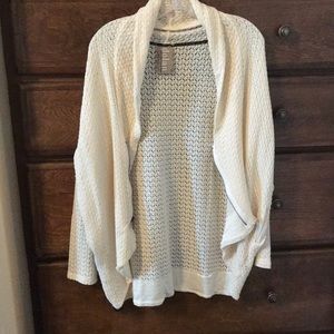 Anthropologie cream sweater